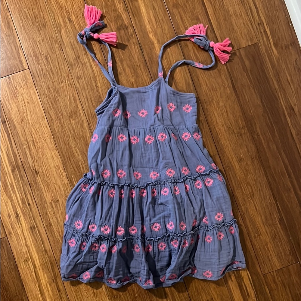 Charming Blue and Pink Kids Dress